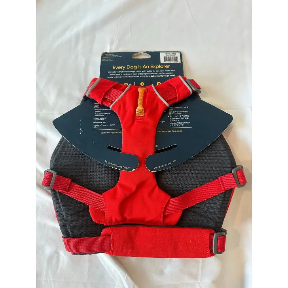 Ruffwear switchbak, dog harness XSsize red